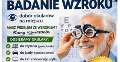 Bezpłatne badanie wzroku przy urzędzie